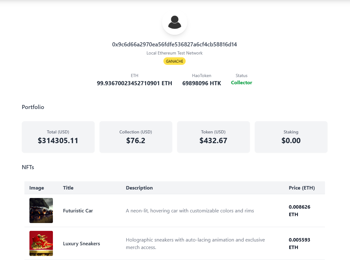 Blockchain-based DApp wallet