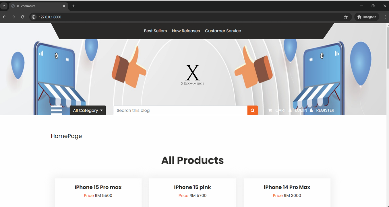 MFA E-commerce system (FYP)